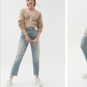 BDG High-Waisted Slim Straight Jeans